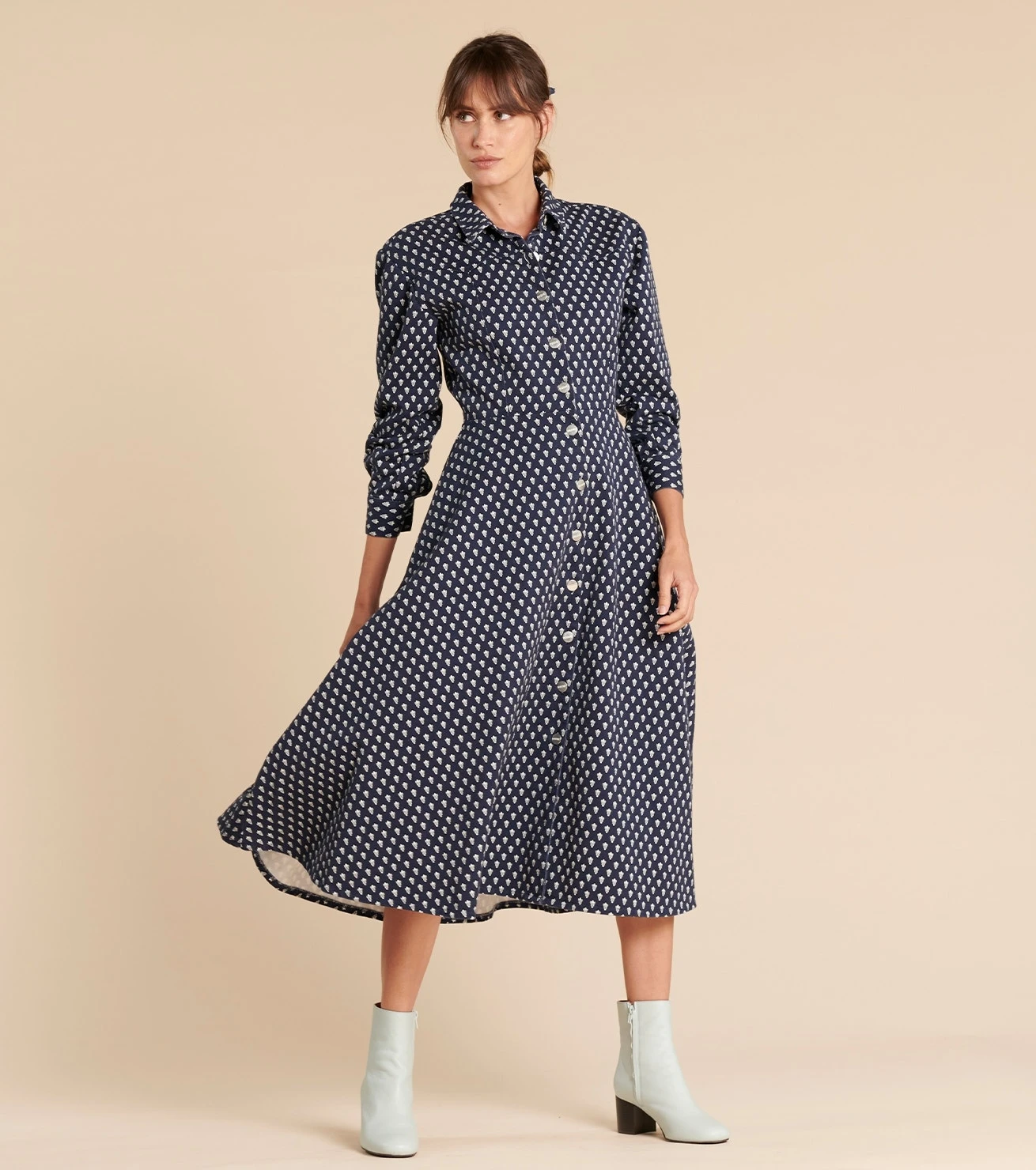 Robe LALLIE Mouche Marine 4 Robe LALLIE Mouche Marine – Image 4