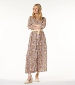 Robe LAVANDOU Sault Rose Marron -Mode Vêtements Magasin robe lavandou sault.3