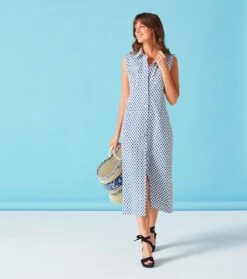 Robe LISETTE La Mouche Blanc & Indigo 13 Robe LISETTE La Mouche Blanc & Indigo -Mode Vêtements Magasin robe lisette.1