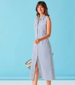 Robe LISETTE La Mouche Blanc & Indigo 9 Robe LISETTE La Mouche Blanc & Indigo -Mode Vêtements Magasin robe lisette.2