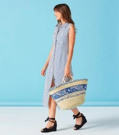 Robe LISETTE La Mouche Blanc & Indigo 10 Robe LISETTE La Mouche Blanc & Indigo -Mode Vêtements Magasin robe lisette.3