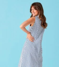 Robe LISETTE La Mouche Blanc & Indigo 11 Robe LISETTE La Mouche Blanc & Indigo -Mode Vêtements Magasin robe lisette.5