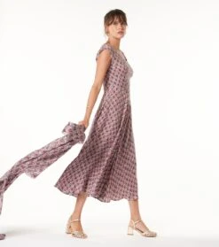 Robe MADRILENE Bouquet Bucolique écru Framboise 7 Robe MADRILENE Bouquet Bucolique écru Framboise -Mode Vêtements Magasin robe madrilene