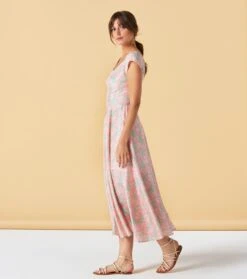Robe MADRILENE Bouquet De Roses Menthe Rose 10 Robe MADRILENE Bouquet De Roses Menthe Rose -Mode Vêtements Magasin robe madrilene bouquet de roses.4