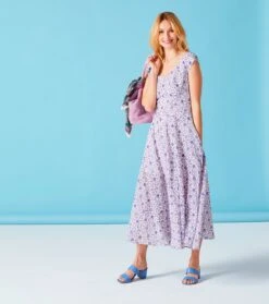 Robe MADRILENE Oeillet écru Lavande 8 Robe MADRILENE Oeillet écru Lavande -Mode Vêtements Magasin robe madrilene oeilletjpg 1 1