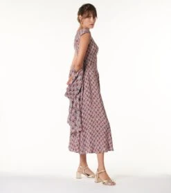 Robe MADRILENE Bouquet Bucolique écru Framboise 9 Robe MADRILENE Bouquet Bucolique écru Framboise -Mode Vêtements Magasin robe madrilene.3