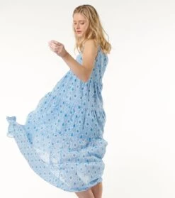 Robe MARINE Rêves D'Orient Blanc Bleu