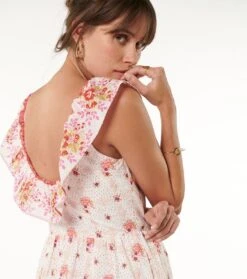 Robe MARISOL Le Destet Blanc Anis -Mode Vêtements Magasin robe marisol