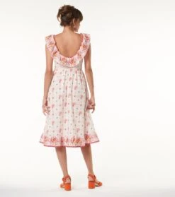 Robe MARISOL Le Destet Blanc Anis -Mode Vêtements Magasin robe marisol.1