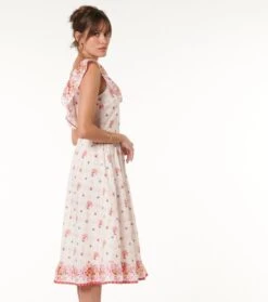 Robe MARISOL Le Destet Blanc Anis