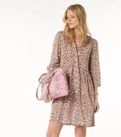 Robe MIMI Sault Rose Marron