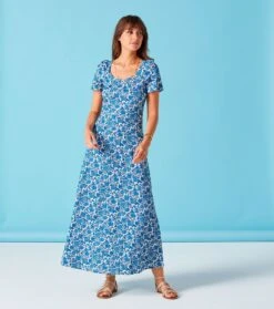 Robe MONA Boutis Bleu 8 Robe MONA Boutis Bleu -Mode Vêtements Magasin robe mona boutis.2