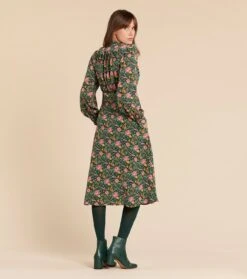 Robe PALOMA Crêpe De Soie Roseraie Rose 9 Robe PALOMA Crêpe De Soie Roseraie Rose -Mode Vêtements Magasin robe paloma roseraie.3