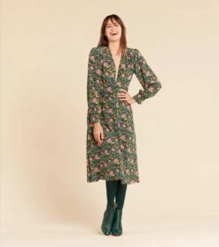 Robe PALOMA Crêpe De Soie Roseraie Rose 8 Robe PALOMA Crêpe De Soie Roseraie Rose -Mode Vêtements Magasin robe paloma roseraie.5