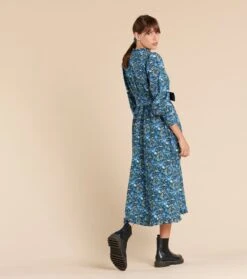 Robe SERAPHINE Roseraie Bleu -Mode Vêtements Magasin robe s raphine