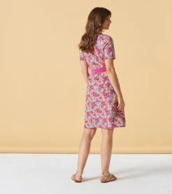 Robe SHARON Florentine Fuchsia