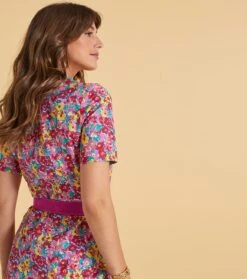 Robe SHARON Florentine Fuchsia 11 Robe SHARON Florentine Fuchsia -Mode Vêtements Magasin robe sharon florentine.2jpg