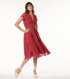 Robe ST TROPEZ Mouries Rouge 9 Robe ST TROPEZ Mouries Rouge -Mode Vêtements Magasin robe st trop.1