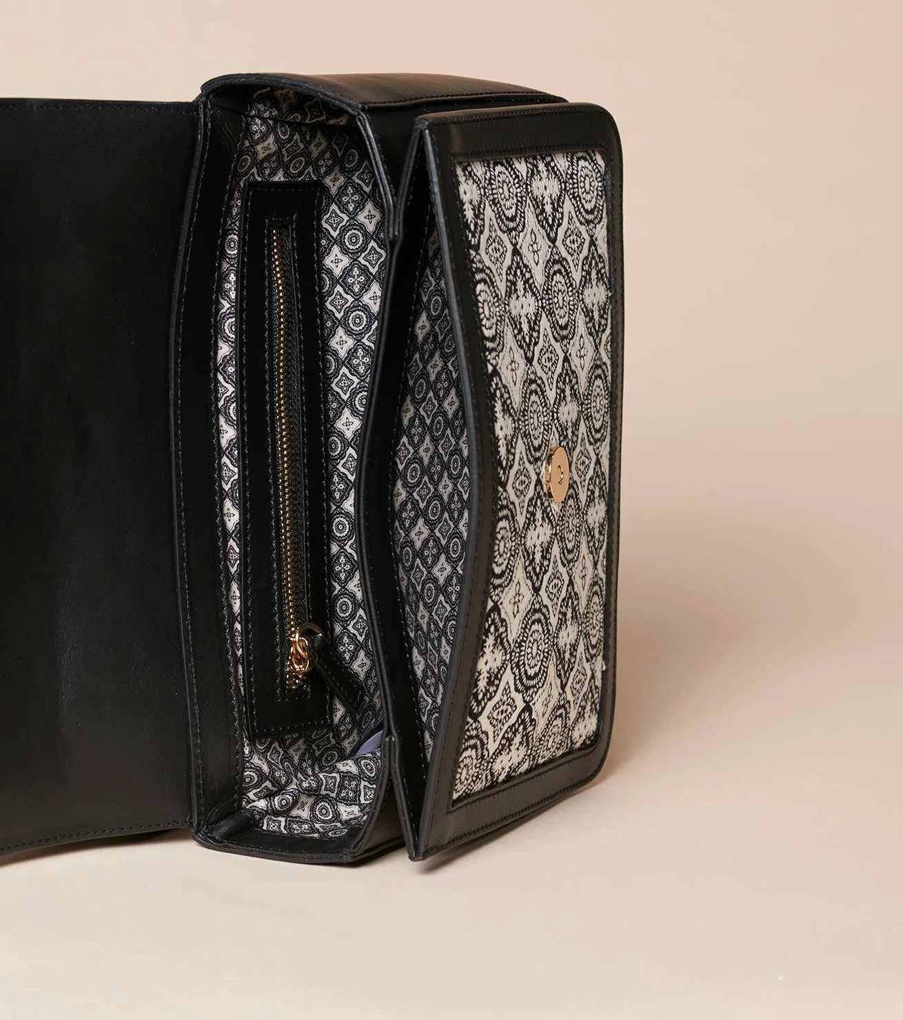 Sac BISO Mosaïque Noir écru 6 Sac BISO Mosaïque Noir écru – Image 6