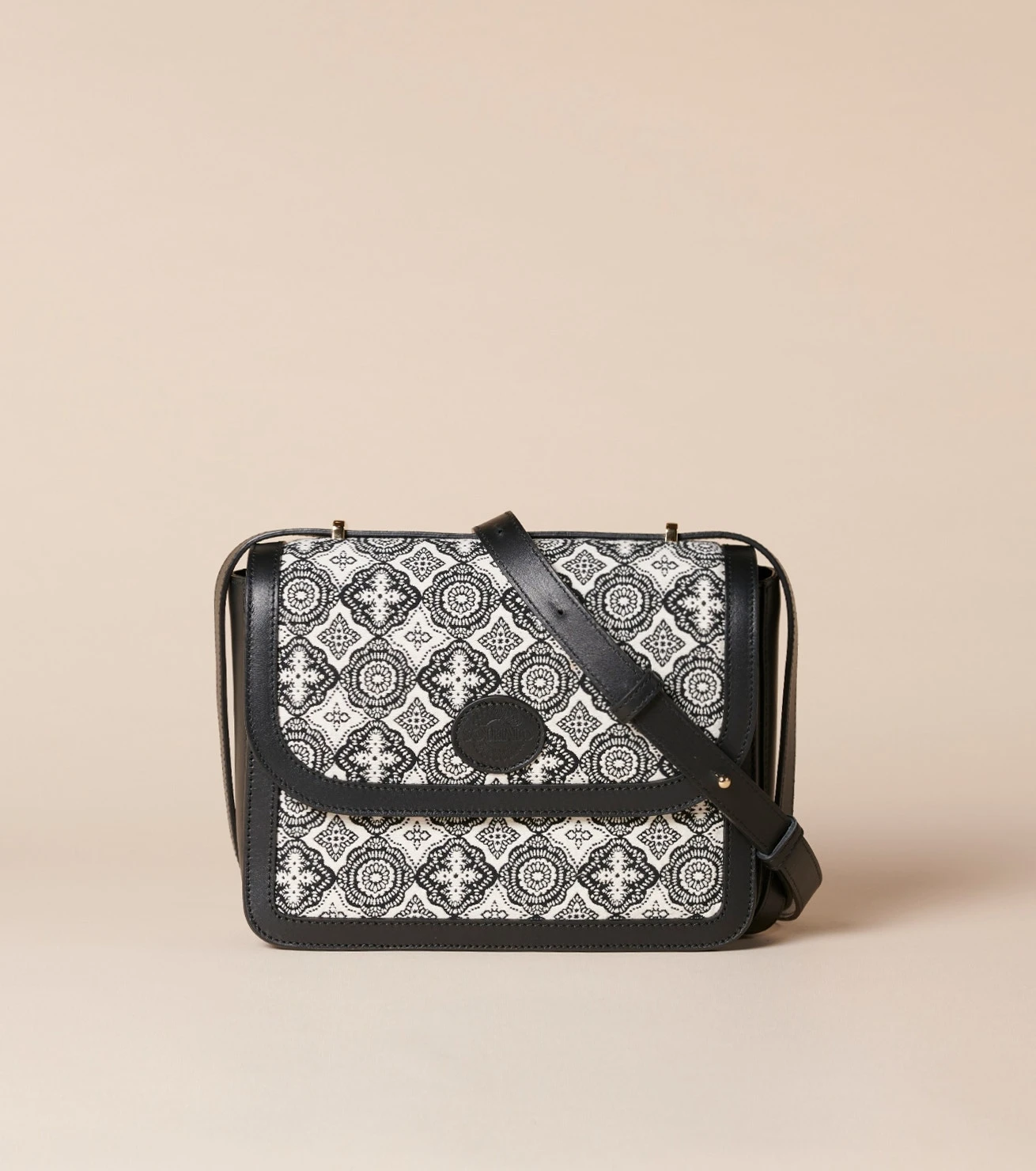 Sac BISO Mosaïque Noir écru 2 Sac BISO Mosaïque Noir écru – Image 2