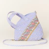 Sac Matelassé MAGUI Coton Fleur De Maussane Lavande