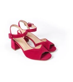 Sandales LOLETTA Framboise -Mode Vêtements Magasin sandales loletta.3