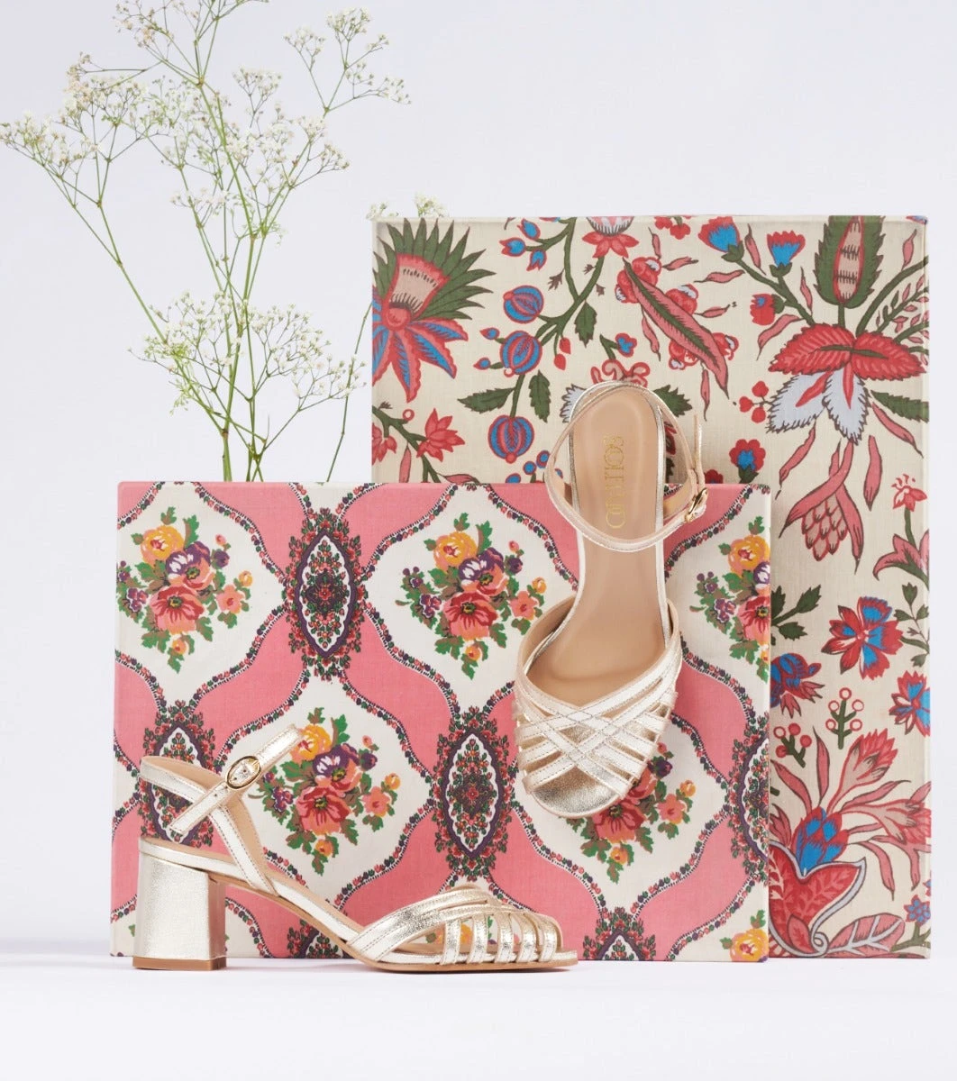 Sandales LOUELA Dorées 3 Sandales LOUELA Dorées – Image 3