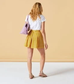 Short VALENTINA MOUCHE Bouton D'or -Mode Vêtements Magasin short valentina.3