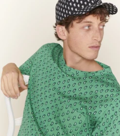 Tee-shirt FABIEN Paisley Vert