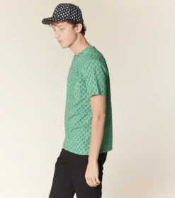Tee-shirt FABIEN Paisley Vert -Mode Vêtements Magasin t shirt fabien paisley vert.2