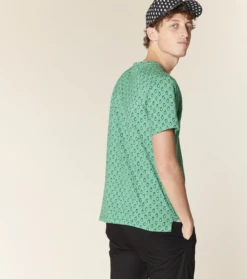Tee-shirt FABIEN Paisley Vert -Mode Vêtements Magasin t shirt fabien paisley vert.4