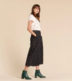 Tee-shirt MELODIE Broderie Scarabée Rose -Mode Vêtements Magasin t shirt melodie rose.3