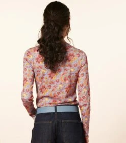 T-Shirt THEA Alice Bleu Rose -Mode Vêtements Magasin t shirt thea alice.2