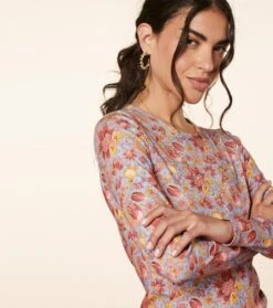 T-Shirt THEA Alice Bleu Rose