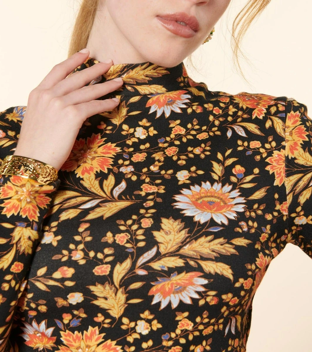 T-Shirt THEODORA Cassis Noir 4 T-Shirt THEODORA Cassis Noir – Image 4