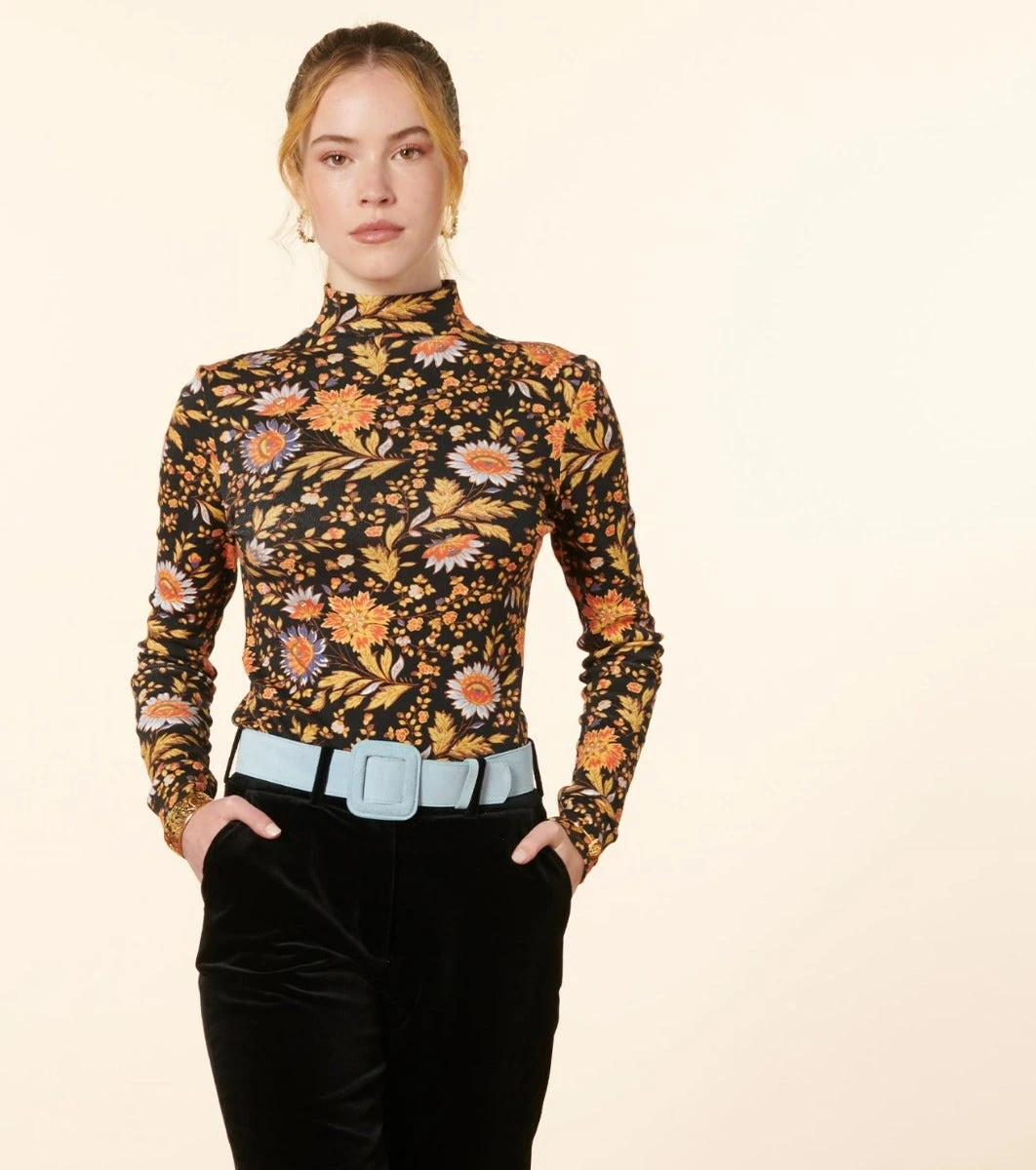 T-Shirt THEODORA Cassis Noir 1 T-Shirt THEODORA Cassis Noir