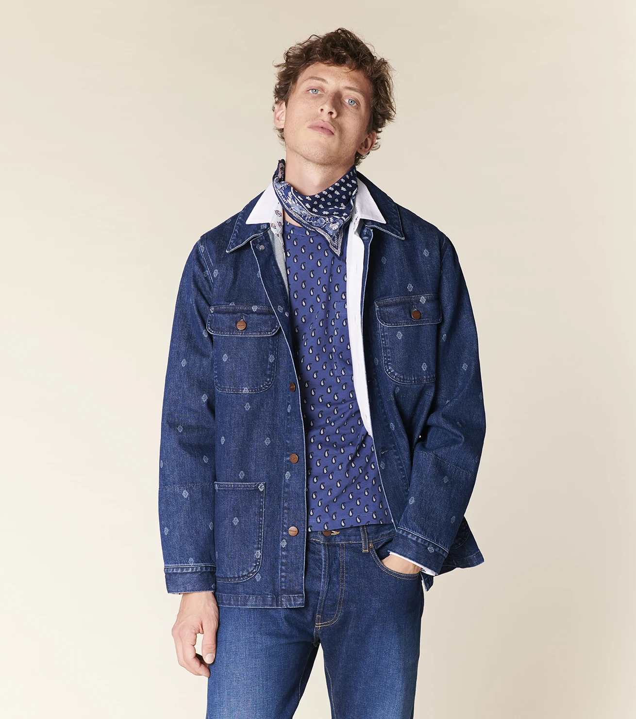Surchemise THEODORE Merveille Bleu Denim 4 Surchemise THEODORE Merveille Bleu Denim – Image 4