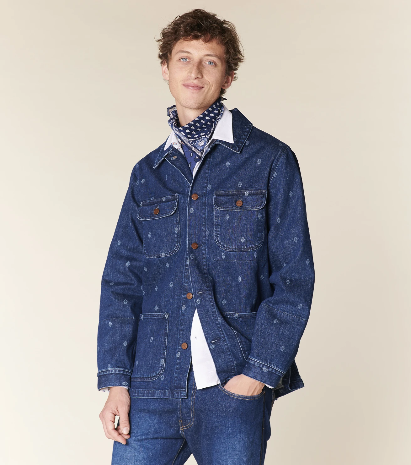 Surchemise THEODORE Merveille Bleu Denim 5 Surchemise THEODORE Merveille Bleu Denim – Image 5