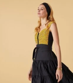 Top GYSELE Mouche Bouton D'or 8 Top GYSELE Mouche Bouton D'or -Mode Vêtements Magasin top gysele.3