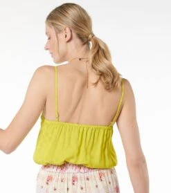 Débardeur LETTY Jacquard Fleur D'Arles Anis -Mode Vêtements Magasin top letty fleur d arles anis.3