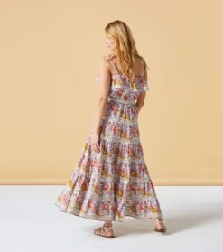 Top MILENA "Grosse Rose" Lilas Rose -Mode Vêtements Magasin top milena.2