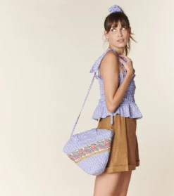 Top MUSETTE Fleur De Maussane Lavande -Mode Vêtements Magasin top musette fleur de maussane.3