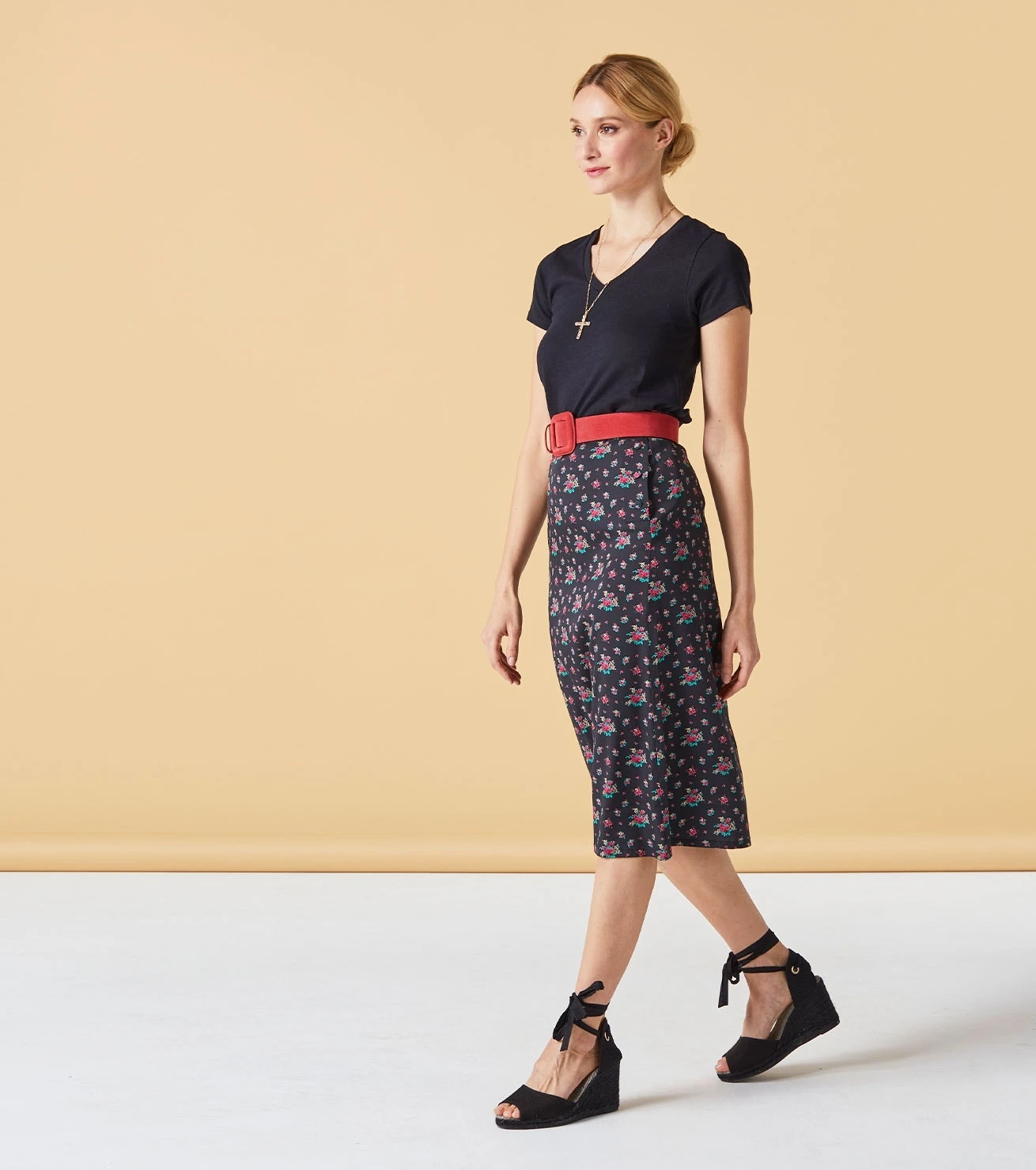 T Shirt CERISE LIN Noir 1 T Shirt CERISE LIN Noir