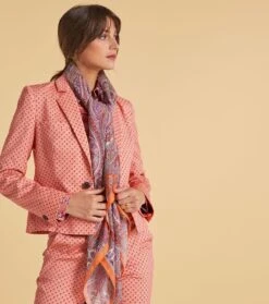 Veste ALPILLE Petit Paisley Terracotta