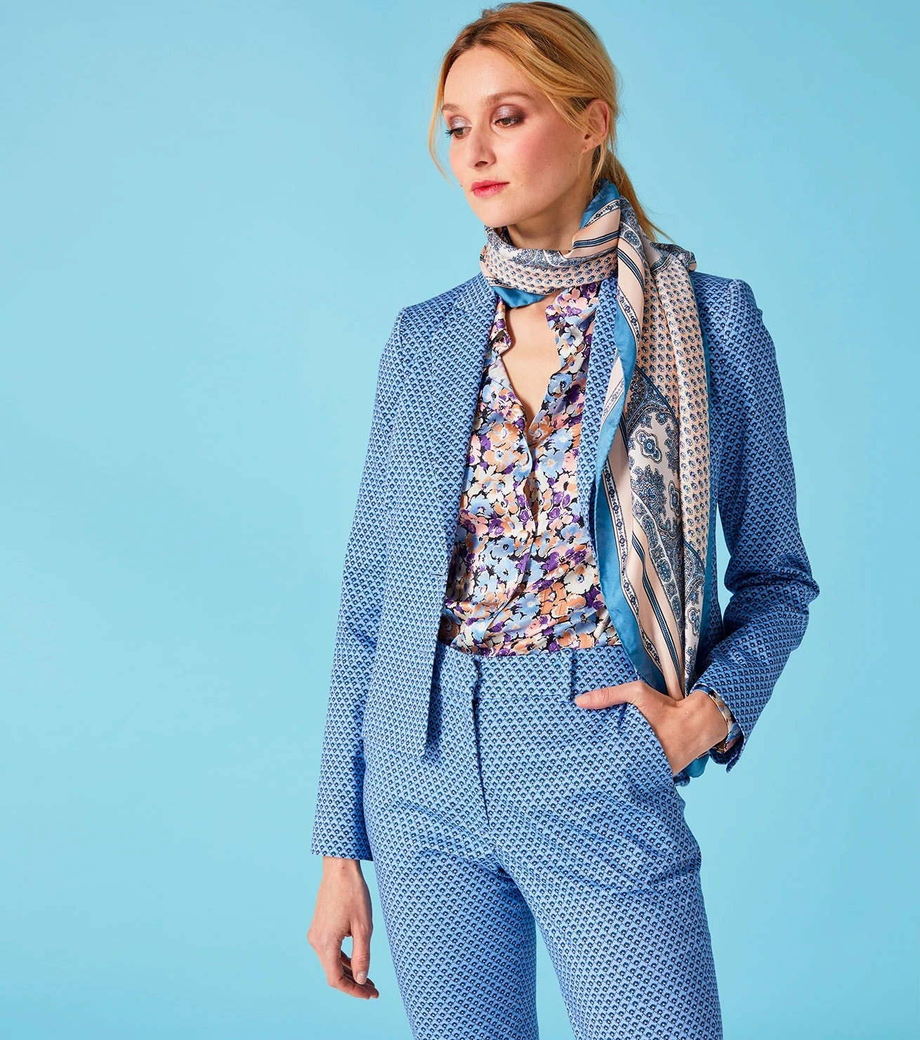 Veste ALPILLE PRADO Bleu 3 Veste ALPILLE PRADO Bleu – Image 3