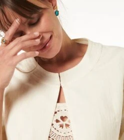 Veste ANISE Rêves D'Orient Nacre 7 Veste ANISE Rêves D'Orient Nacre -Mode Vêtements Magasin veste anise 1