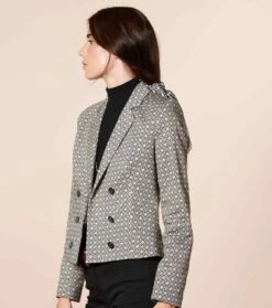 Veste AUGUSTINE Mini Mosaïque Noir & Nacre -Mode Vêtements Magasin veste augustine mosaique.4