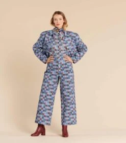 Veste BLEUETTE Liberto Bleu Lavande -Mode Vêtements Magasin veste bleuette .4