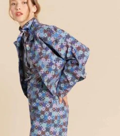 Veste BLEUETTE Liberto Bleu Lavande -Mode Vêtements Magasin veste bleuette liberto