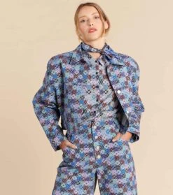 Veste BLEUETTE Liberto Bleu Lavande -Mode Vêtements Magasin veste bleuette liberto.1